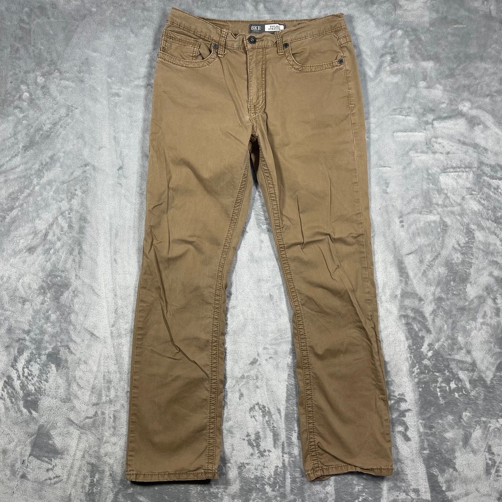 BKE Casuals‎ Tyler Straight Khaki Tan Mens Pants Size 31L(31)